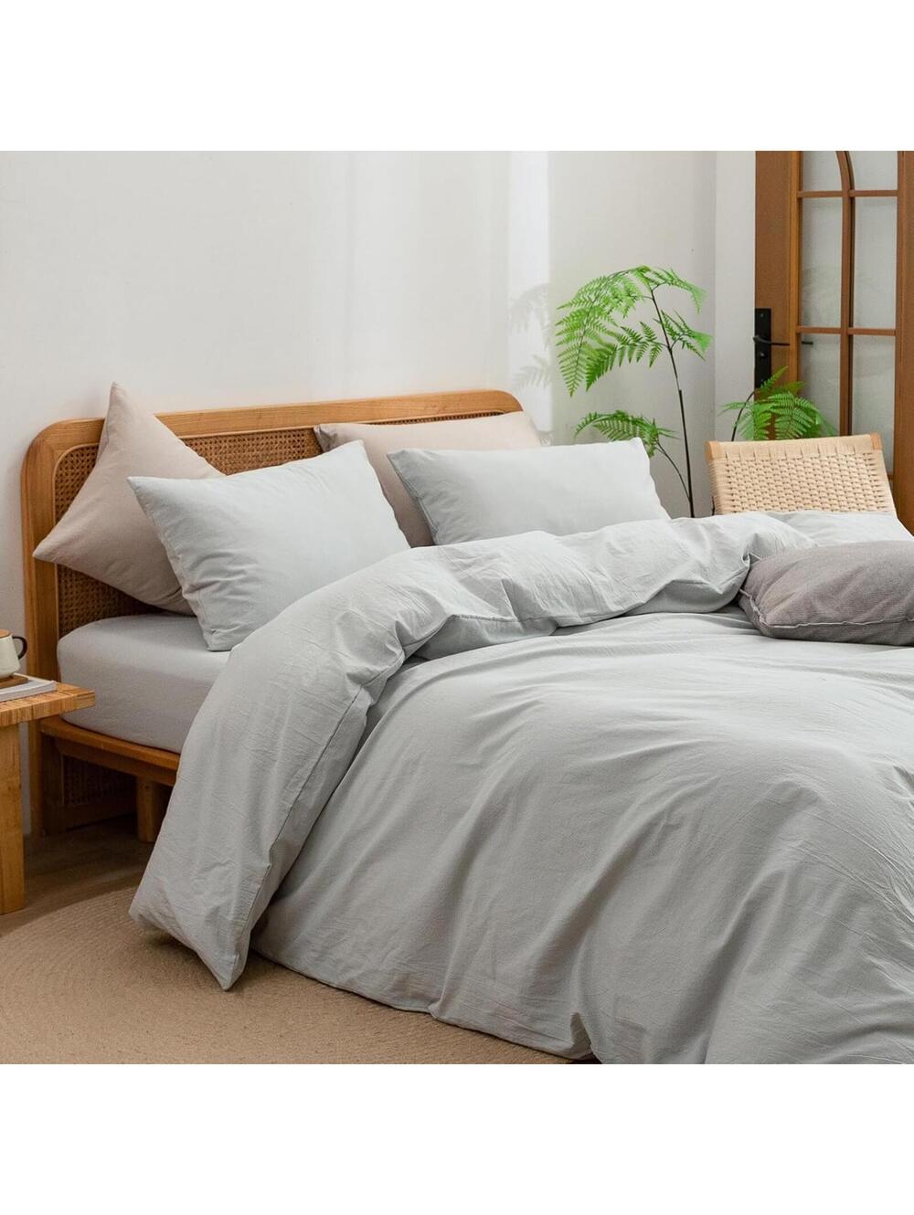 King size duvet cover - Northern Droplet Gray
